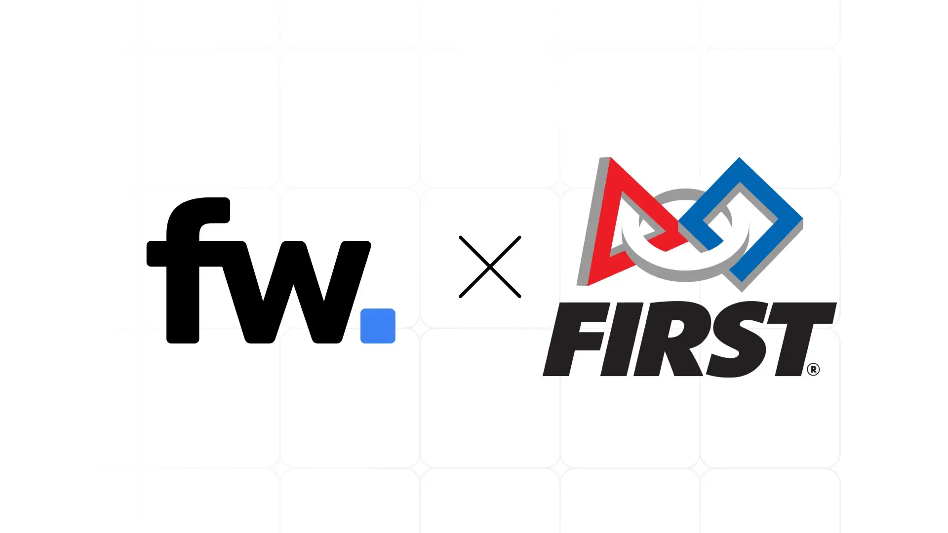 Fabworks logo next to the FIRST Robotics Competition logo