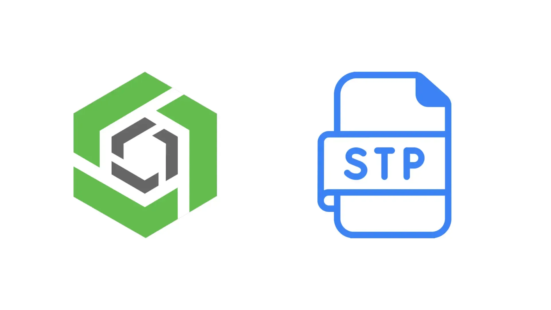 Onshape and STEP file icons side by side